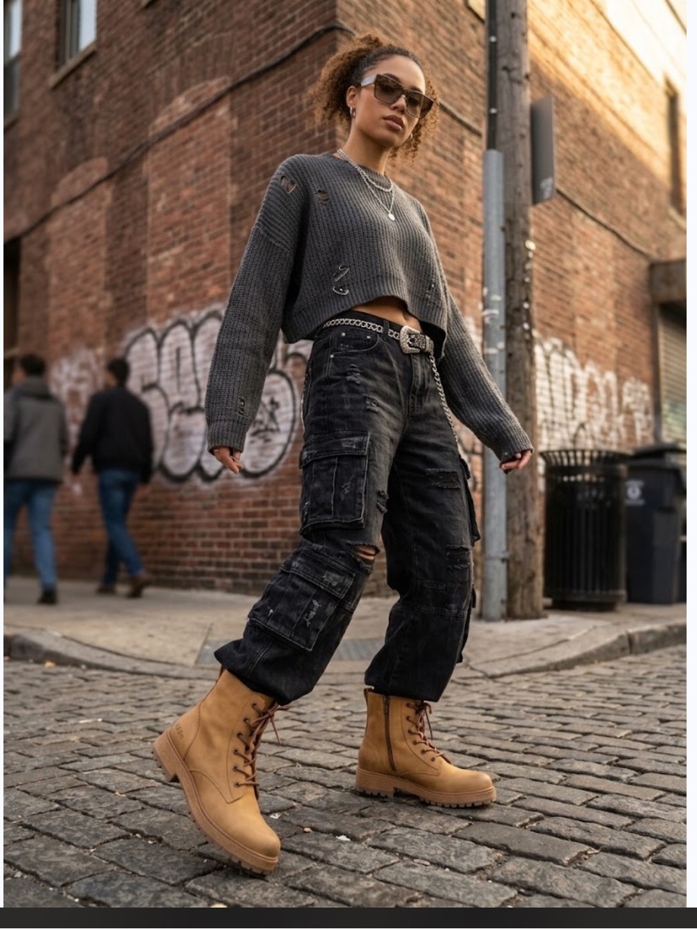✨ Taos Main Street Lace-Up Boots – Tan Leather.